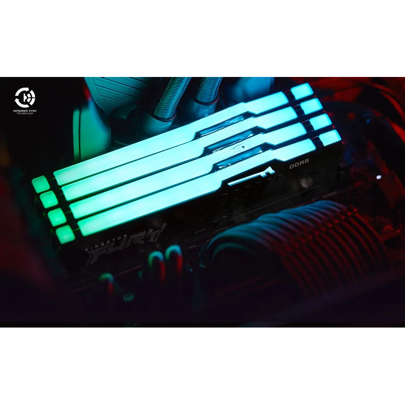 Kingston FURY White RGB 32G(2x - 64Gb Ddr5 6000Mhz Cl30 2X32Gb Desktop ulasan dan harga